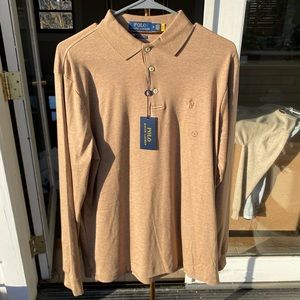 Long Sleeve Polo RL NWT